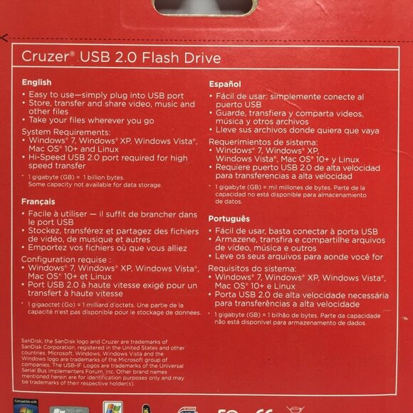 SanDisk 16GB Cruzer USB 2.0 Flash Drive Premium Storage In Capless Design - Picture 5 of 6